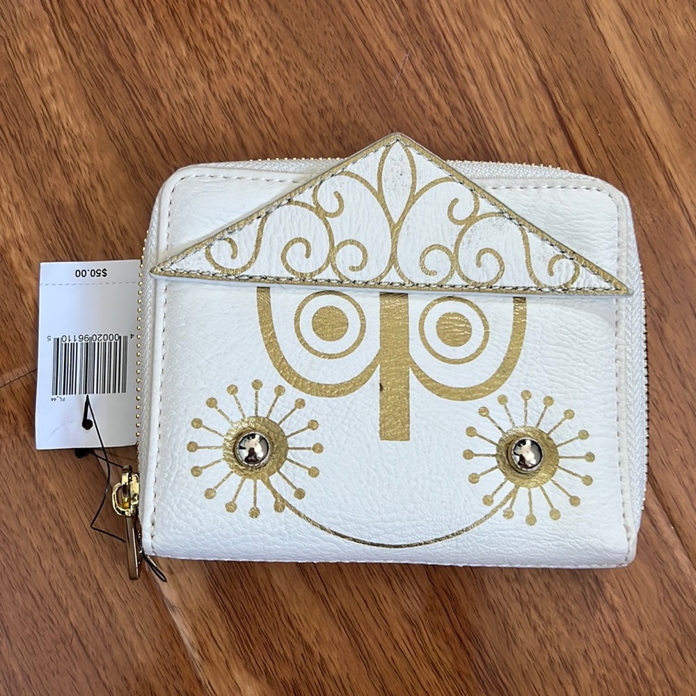Disneyland loungefly small world wallet